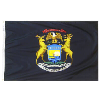 Michigan Flag - Polyester, FBPP0000011003