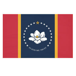 Mississippi Flag with Pole Hem, FBPP0000011026