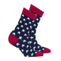 USA Patriotic Stars Womens Crew Socks, SNS4068