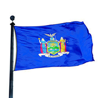 New York Economy Polyester Flag (3 ft. x 5 ft.), SNY35P