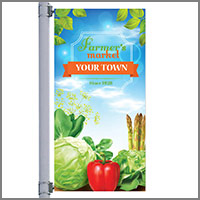 Advertising Street Pole Banners