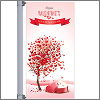 Holiday Street Pole Banners