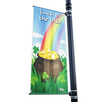 Irish Luck Street Pole Banner