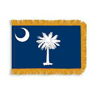 South Carolina Fringed Flag with Pole Hem
