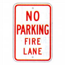 parking lane fire sign flagandbanner larger