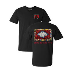 Arkansas State Twenty Five V-Neck Tshirt (Black), STCAARXXLBV