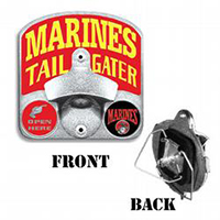 Marines Bottle-OpenerTailgater Hitch Cover, THMARTG