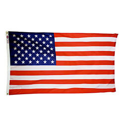 Sewn Nylon American Flag, US2540