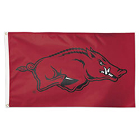 Arkansas Razorbacks Running Hog Flag, WINC09927015