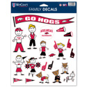 Arkansas Razorbacks Family Decals, WINC37646013