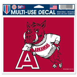 Arkansas Razorbacks Retro Hog Decal, WINC68089014