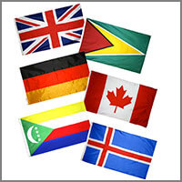 World Flags, Country Banners