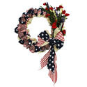 Patriotic Ribbon Wreath WREATH18RR