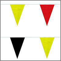 String Pennant Flags with Yellows & Golds
